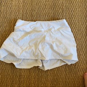 White Lululemon size 4 tennis skirt